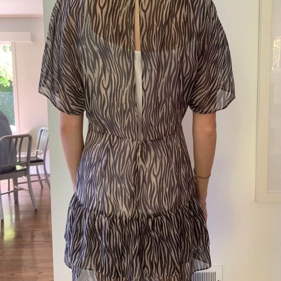 ALL SAINTS Zebra print dress - Picture 3 of 4
